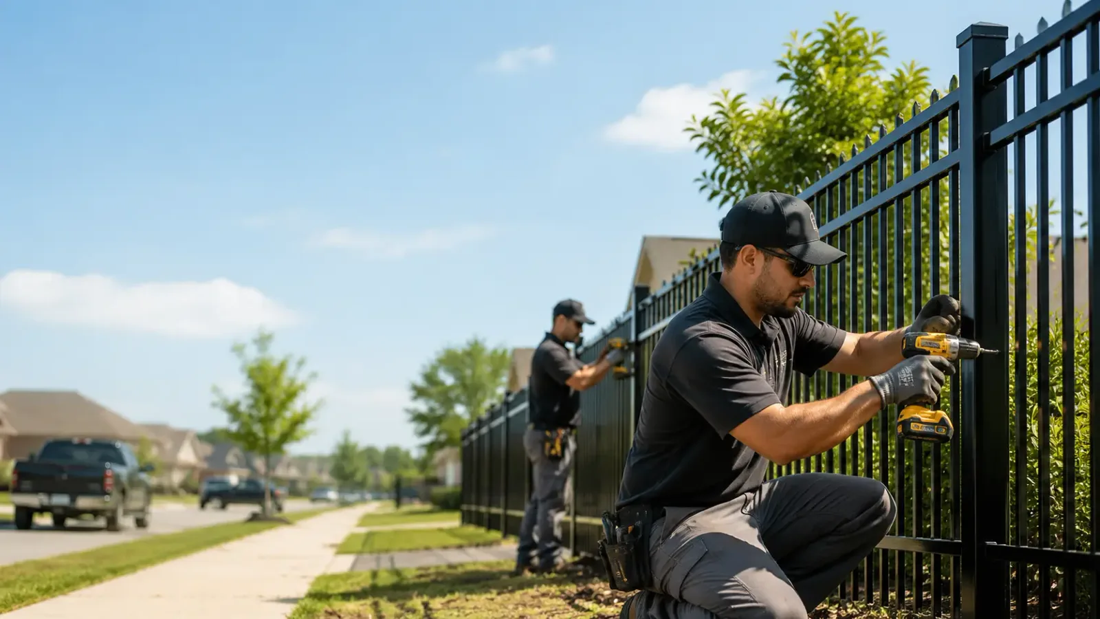 Metal Fence Installation in Drummonds, TN